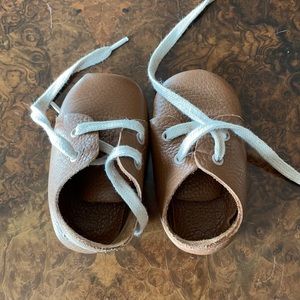 EUC leather baby oxfords